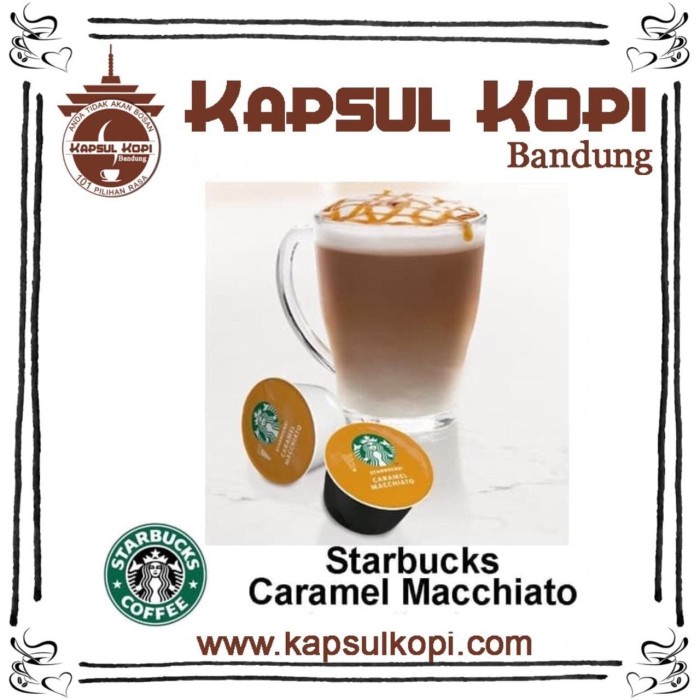 

Kopi - Starbucks Caramel Macchiato Kapsul Kopi Nescafe Dolce Gusto Import
