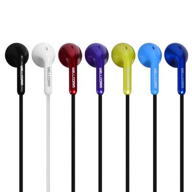Headset Handsfree Earphone Super Bass Original  WELLCOMM SP 110 (BELI 2 LEBIH MURAH)