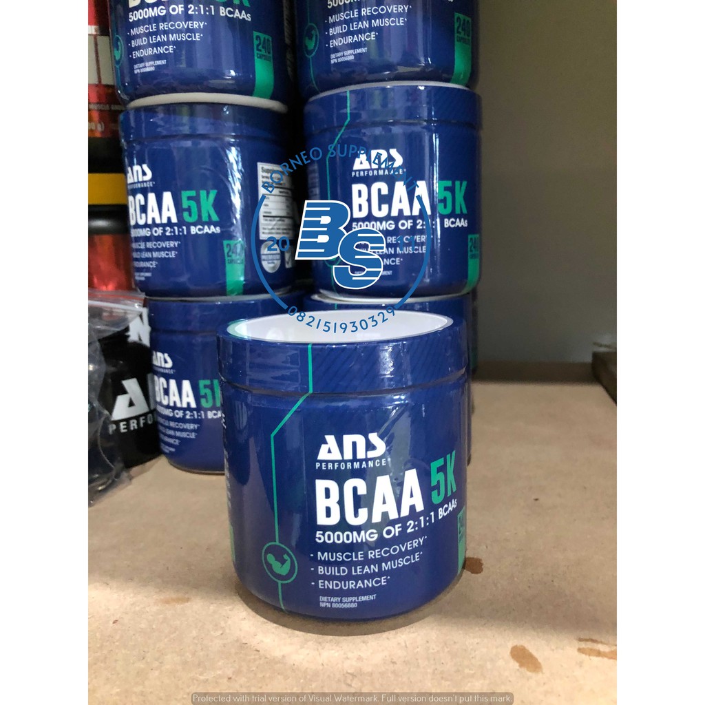 ANS Performance Bcaa 5 K 240 Capsules Bcaa Kapsul 2:1:1