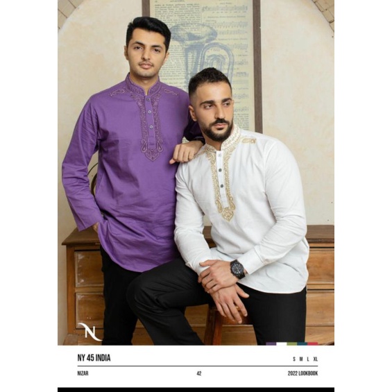 BAJU KOKO NIZAR BORDIR PREMIUM FASHION MUSLIM PRIA (NY 45 INDIA)
