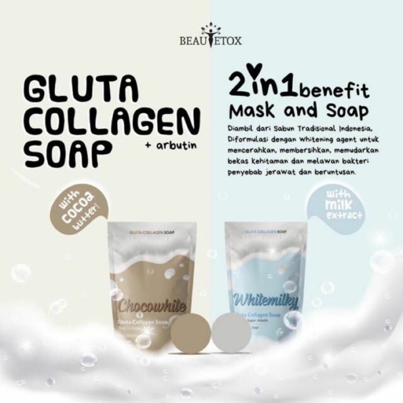 Gluta Collagen Soap + Arbutin 60gr