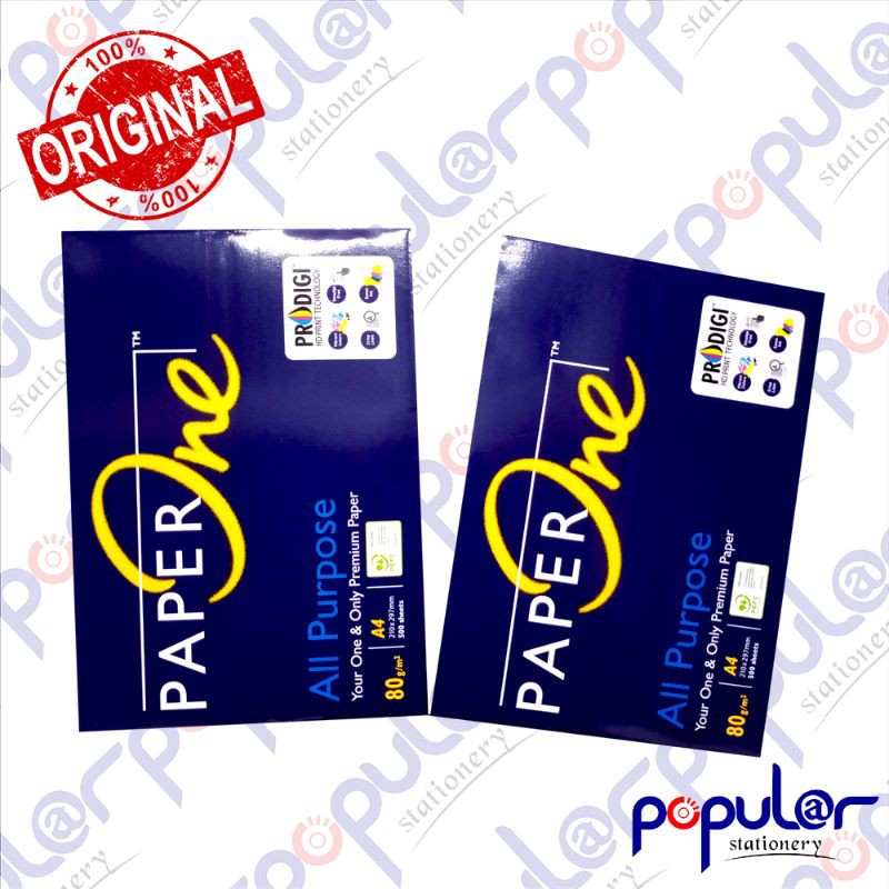 

Kertas HVS Paper One A4 80