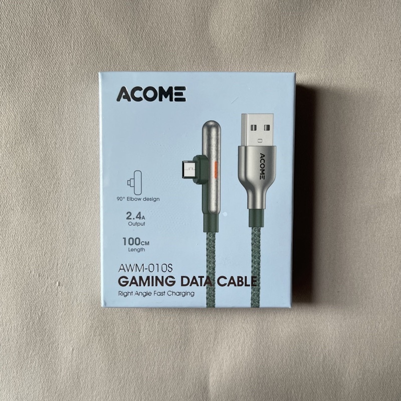 ACOME Gaming Cable Data Fast Charging Kabel Data 2.4A Micro USB