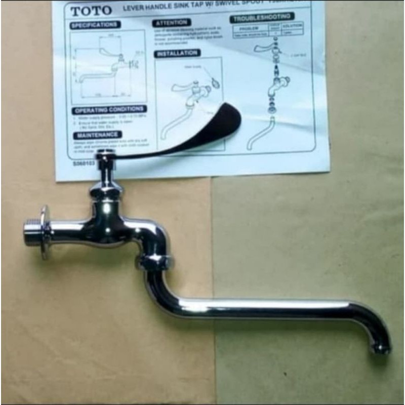 kran dapur cuci piring bebek engkol toto T30ARQ13N