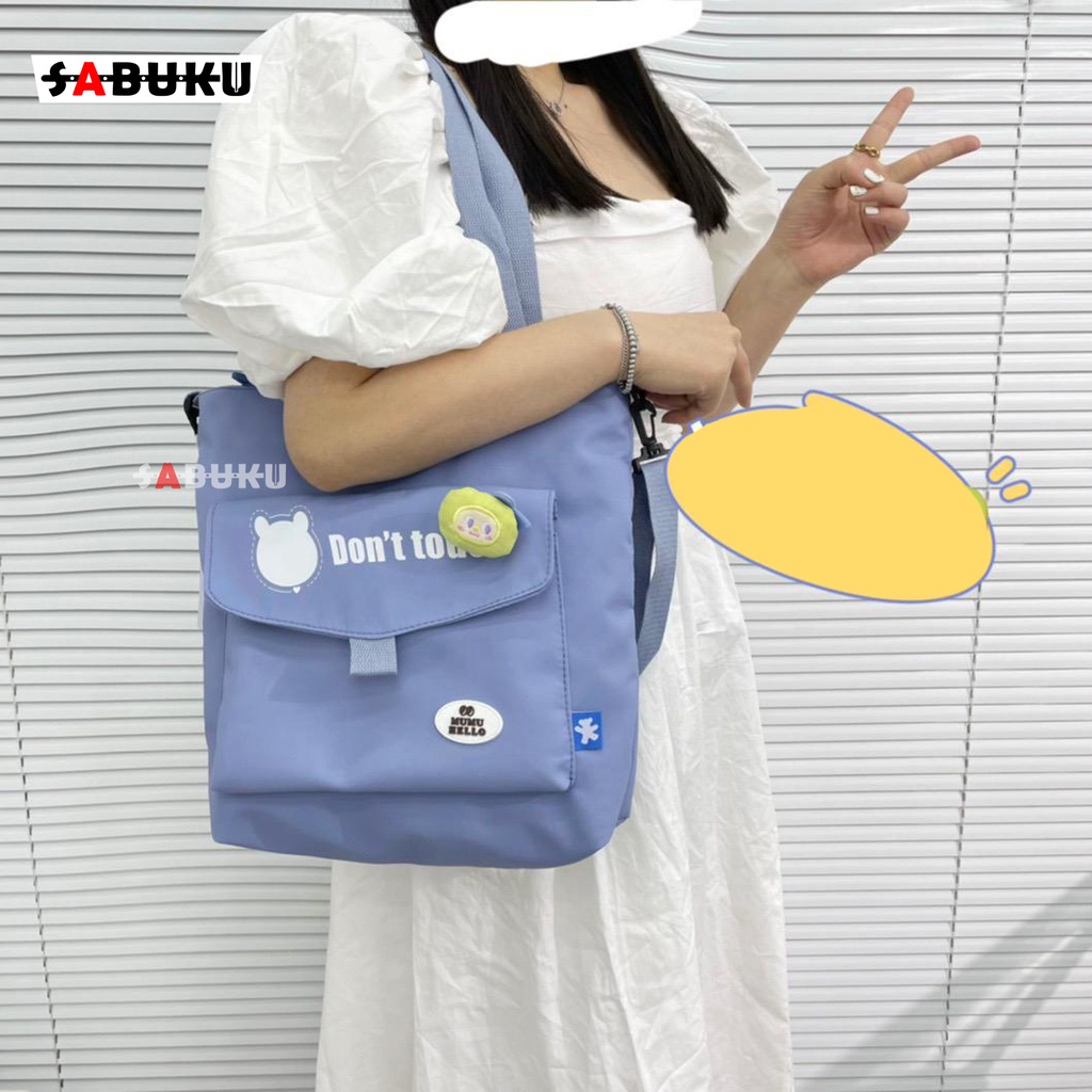 Totebag Rahma Wanita Pria KPOP Korean Bahan Kanvas Tote Bag Resleting Aesthetic Untuk Kuliah Jinjing Bahu Kekinian Bahan Kanvas - 264