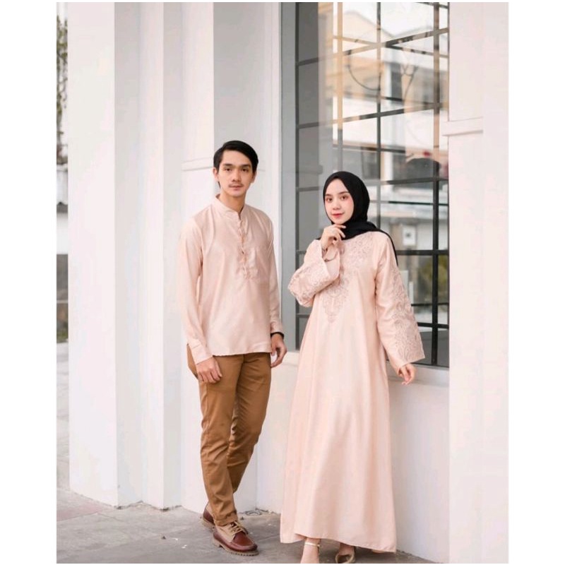 BAJU COUPLE KONDANGAN PESTA SUAMI ISTRI KOPEL KAFTAN BORDIR ARSAHAN TERKINI MODEL TERBARU 2022