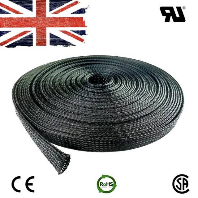 Pembungkus Kabel 25 mm Cable Sleeve Sleeving expandable braided nylon