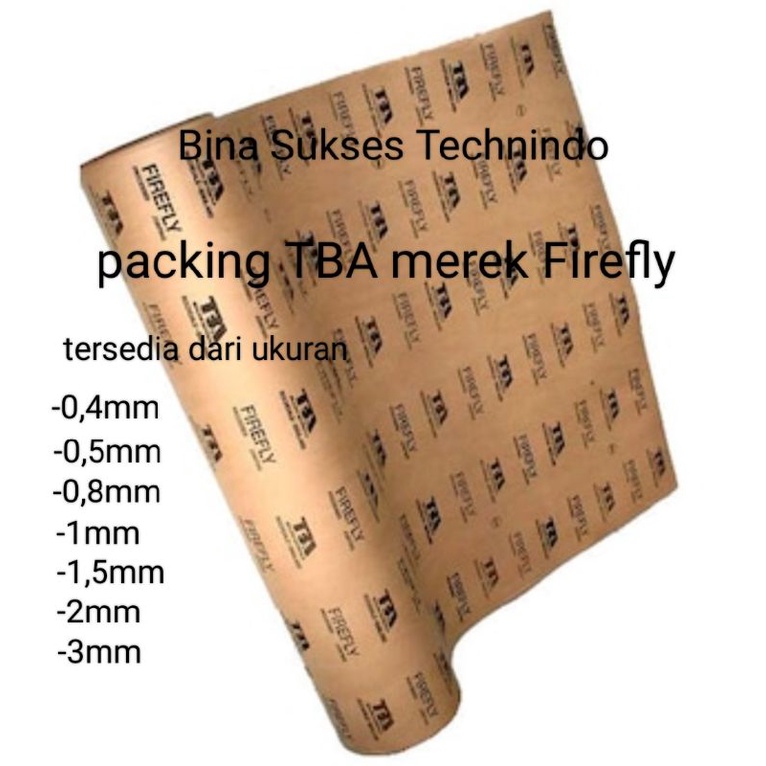 Packing TBA Firefly 3mm /  Packing Gasket TBA 3 mm
