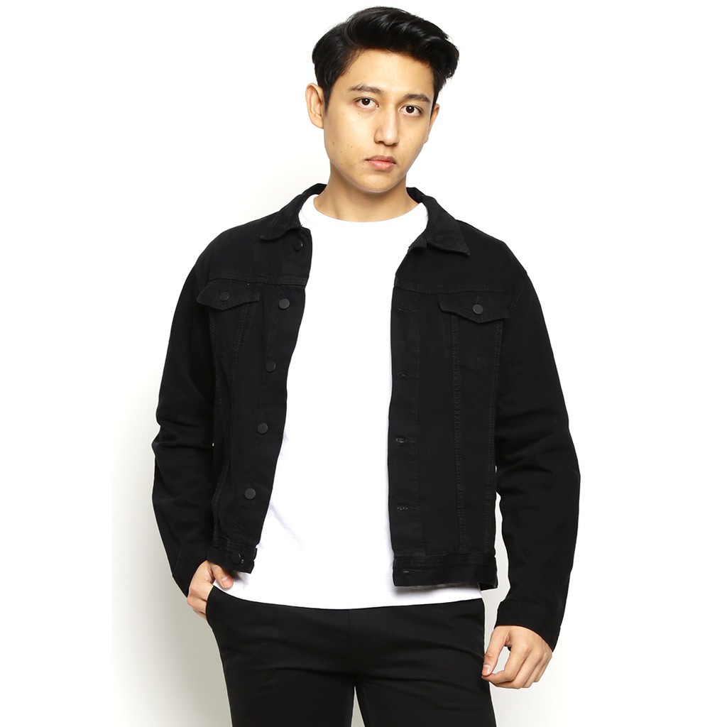 Download VALINO Jaket Denim Hitam Pria - V-YBCO01-O9 | Shopee Indonesia