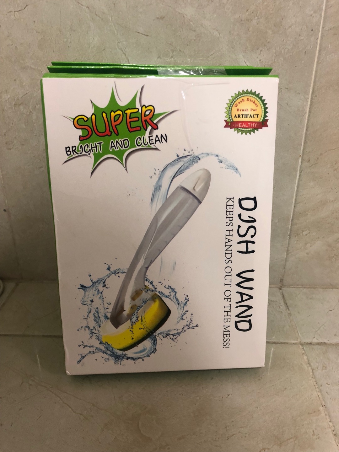 Alat Pencuci Piring Sikat Cuci Piring Dish Wand - Bening