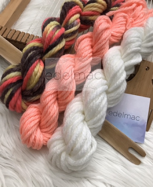 Tali Benang Woolen Colorful Yarn Tapestry Weaving Thick Line Part II