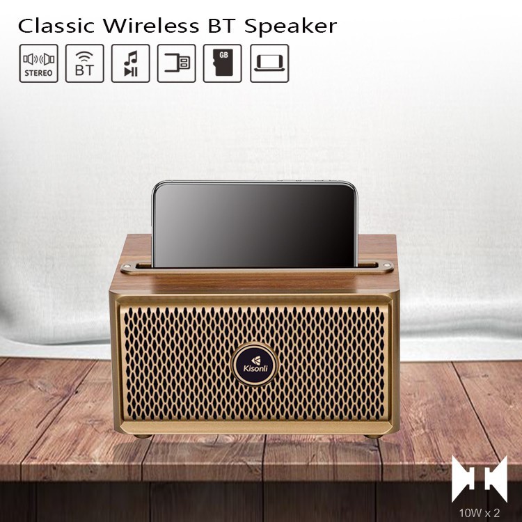 Speaker Laptop / Komputer Luxury Design G1 Classis Wireless Speaker