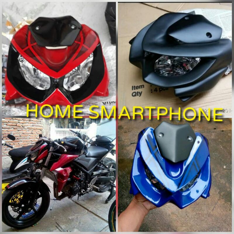 Headlamp kawasaki model z1000 universal motorcycle