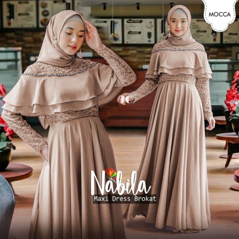 Baju Gamis Remaja Terbaru Wanita Dress Kondangan Cewek Muslim Terbaru Kekinian 2022 2021 Baju Lebara