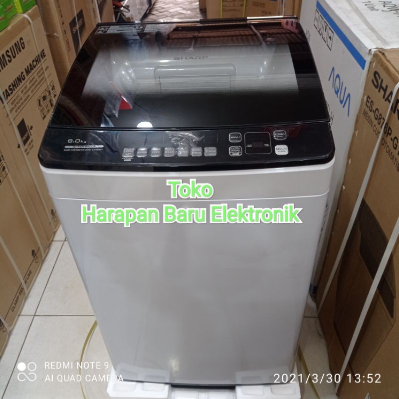 Mesin Cuci 1 Tabung SHARP ES-M8000T-GG 8kg