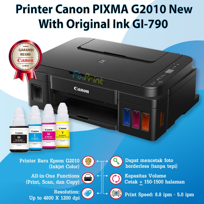 Printer Canon Pixma G2010 G 2010 BH 7 CH 7 GI790 G2020 2020 BH70 CH70 GI70 Print Scan Copy All In One