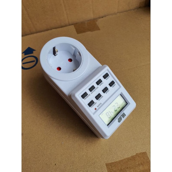 TIMER DIGITAL SWITCH WEEKLY STOP KONTAK AC 220V