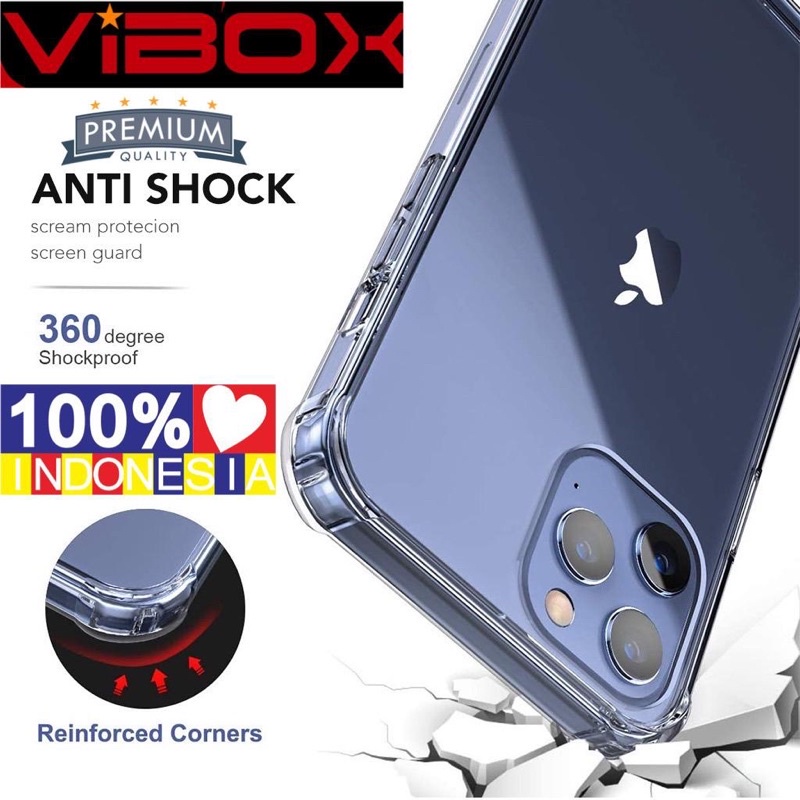 Ready Stok Anti Shock Untuk  7 Plus 8 Plus X XR XS Max 11 Pro Max 12 Mini 12 Pro Max Case Transparan Bening