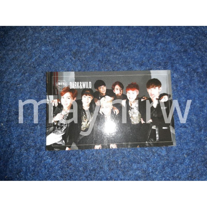 PC Official BTS dark and wild grup