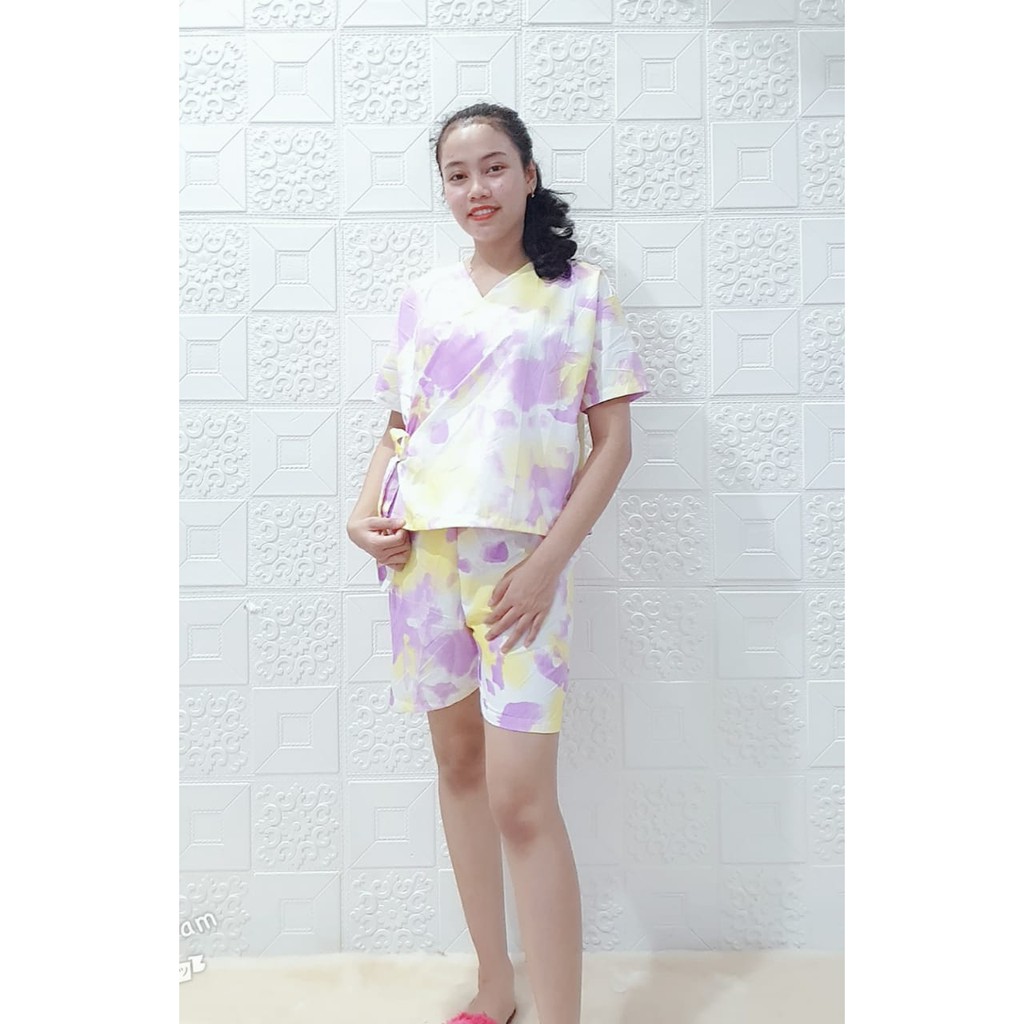 Piyama Kimono Tie Dye HP / Piyama Set / Daily Set