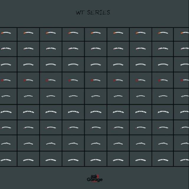 DECAL DIECAST SKALA 64 WHITE TONER HOTWHEELS TAMPO BAN