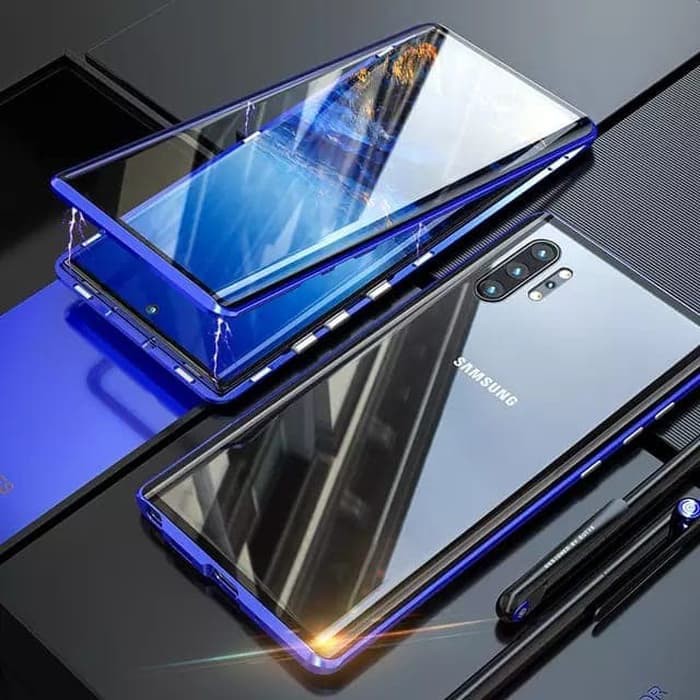 Xiaomi Redmi Note 8 Magnetic Case Tempered Glass Back Cover