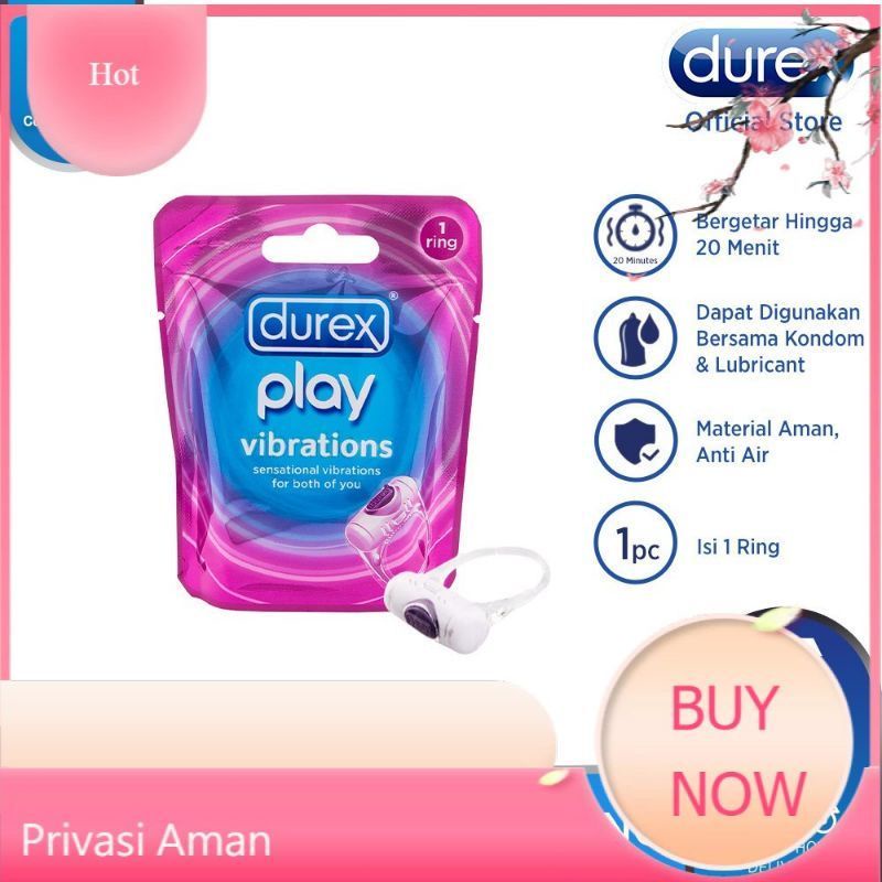 Terbaik \ Durex Play Pelumas Getar Ring - Alat Bantu Sex Toy Pria & Wanita Berkualitas38 private