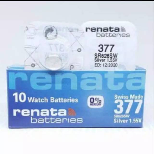 Batray jam tangan renata Sr626sw/377 batray renata original