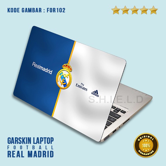 Garskin / Skin / Cover / Stiker Laptop - Fo Real Madrid 2