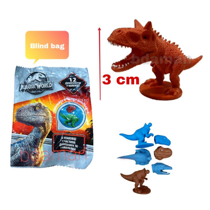 Mainan Dinosaurus Murah Figure Dino Tiranosaurus indominus carnotosaurus blind bag dinosurus figure