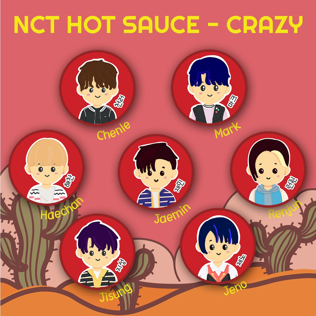 Griptok NCT Dream Hot Sauce Pop Socket NCT
