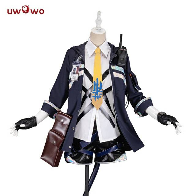 [QTakasi] JACKET CHEN ARKNIGHTS COSPLAY JAKET COSTUME ANIME GAMES
