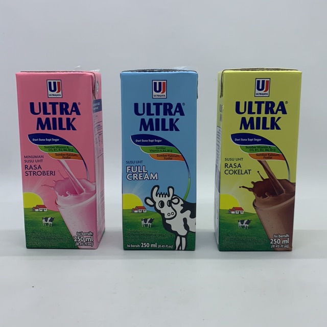 

Ultra Milk UHT Kartonan 24x250ml GOSEND dan KARGO HEMAT