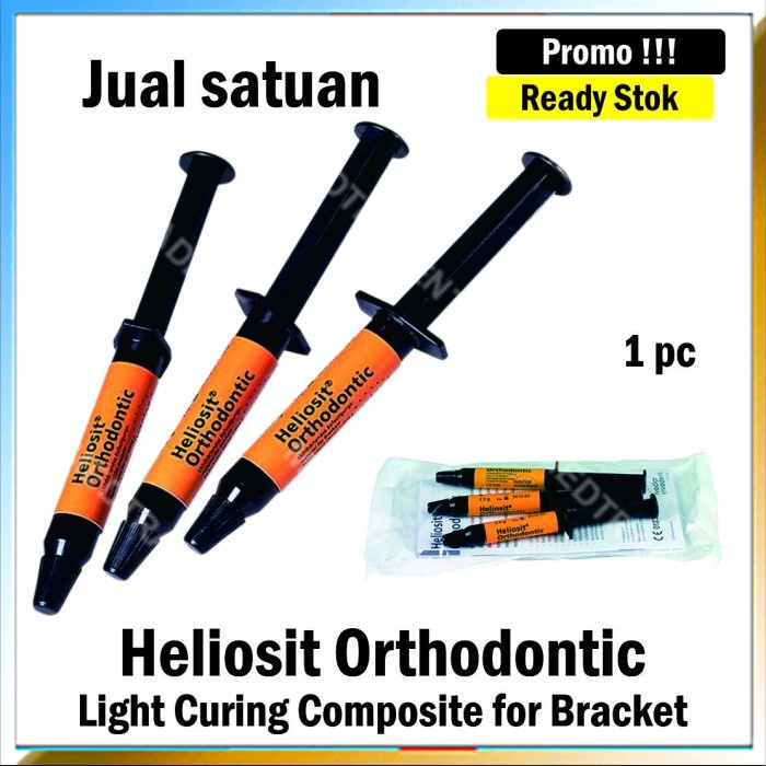 Lem Heliosit LC Ivoclar Orthodontic Adhesive Single Bond 1 Syringe