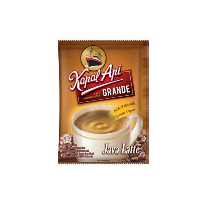 

Kopi Kapal Api Grande Java Latte (Isi 10 sachet)