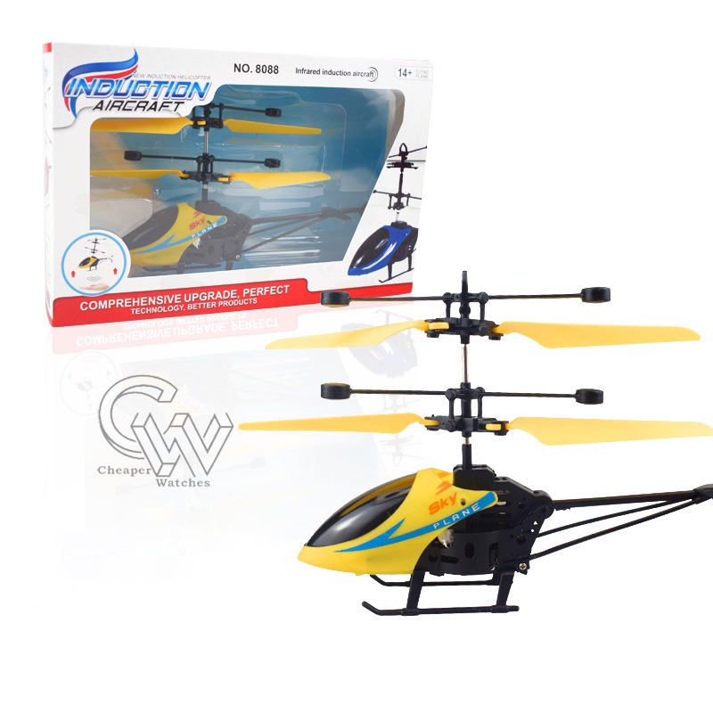 Cheaper-Mainan Helikopter Terbang Sensor Tangan Hand Controlled Flying