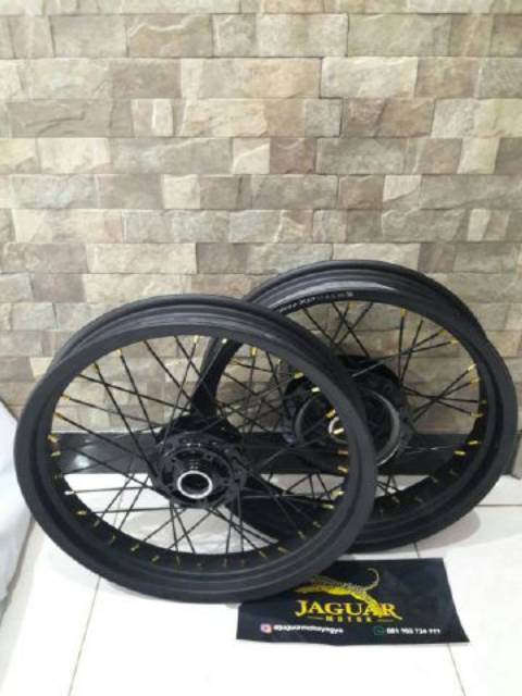 Paket Velg Set Tapak Lebar 250/350 Megapro Tiger