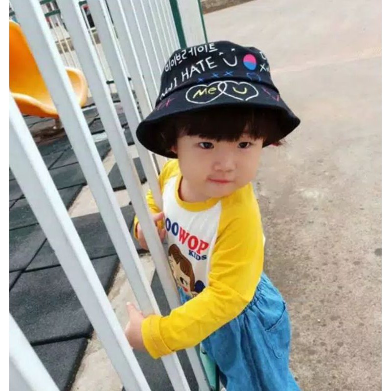 TOPI BUCKET BADAS DINO ANAK BAYI KUCING TERMURAH