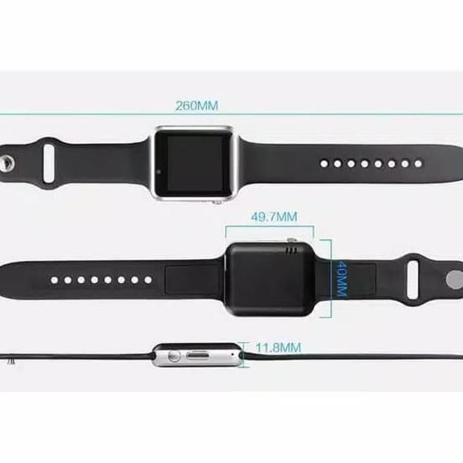 F64F SMARTWATCH U10 SMART WATCH A1 JAM TANGAN HP ANDROID SUPPORT SIMCARD - MERAH QHIJ