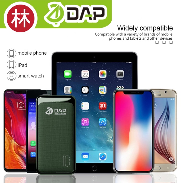 DAP D-P111 PowerBank 10.000 mah Dual Input Output Type C &amp; Micro USB