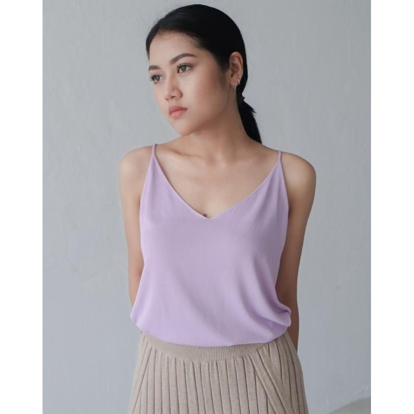 Promo Tahun Baru!!! 3Mongkis - Exclusive Zora Tanktop - Knit - Lilac
