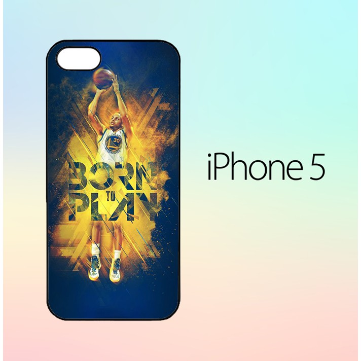 stephen curry born to play X6119 Casing Custom Hardcase iPhone 5 / 5s Case Cover