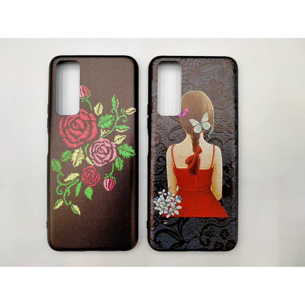 Case Bordir Flower VIVO Y11 Y12 Y12i Y17 Y20 Y20S Y12S Y51 2020 Y91 Y95 Y91C Y1S Y93 Timbul 3D Bunga