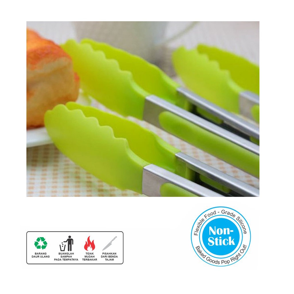 Murmerofficial Penjepit Capit Jepit Gorengan Makanan Kue Gorengan Panggangan Grill Jepitan Gorengan R600