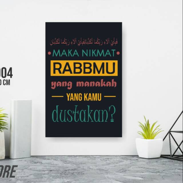 Waldecor pajangan dinding islami