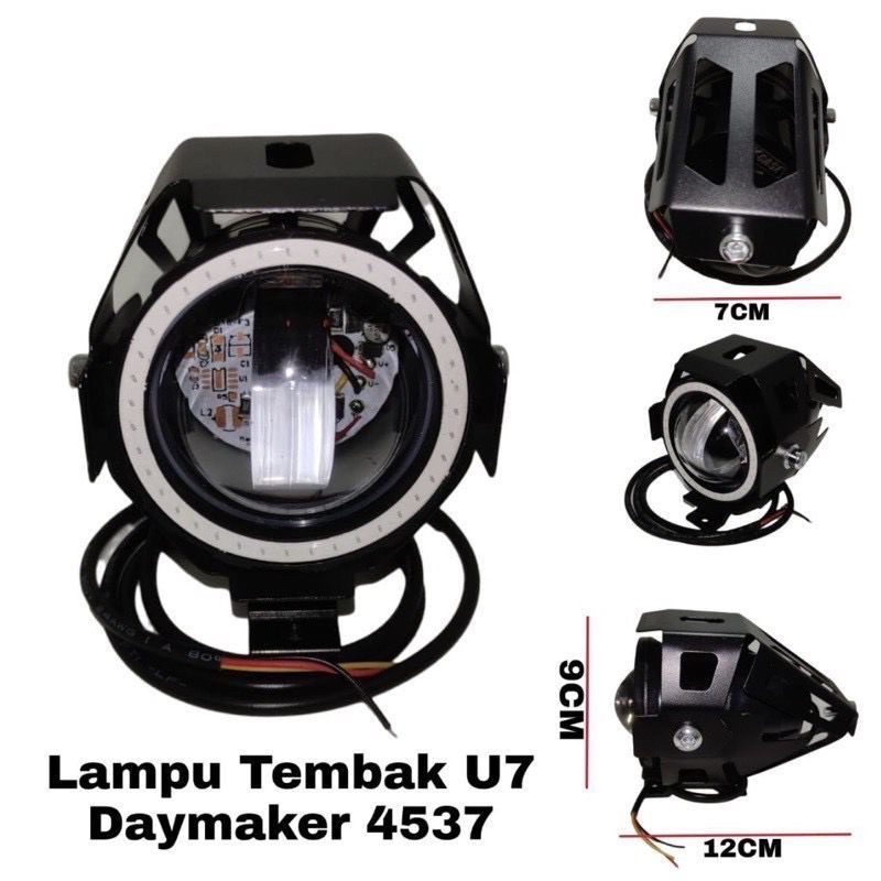 LAMPU TEMBAK SOROT LED CREE U7 BESAR TRANSFORMER AE + DE LAMPU VARIASI LED