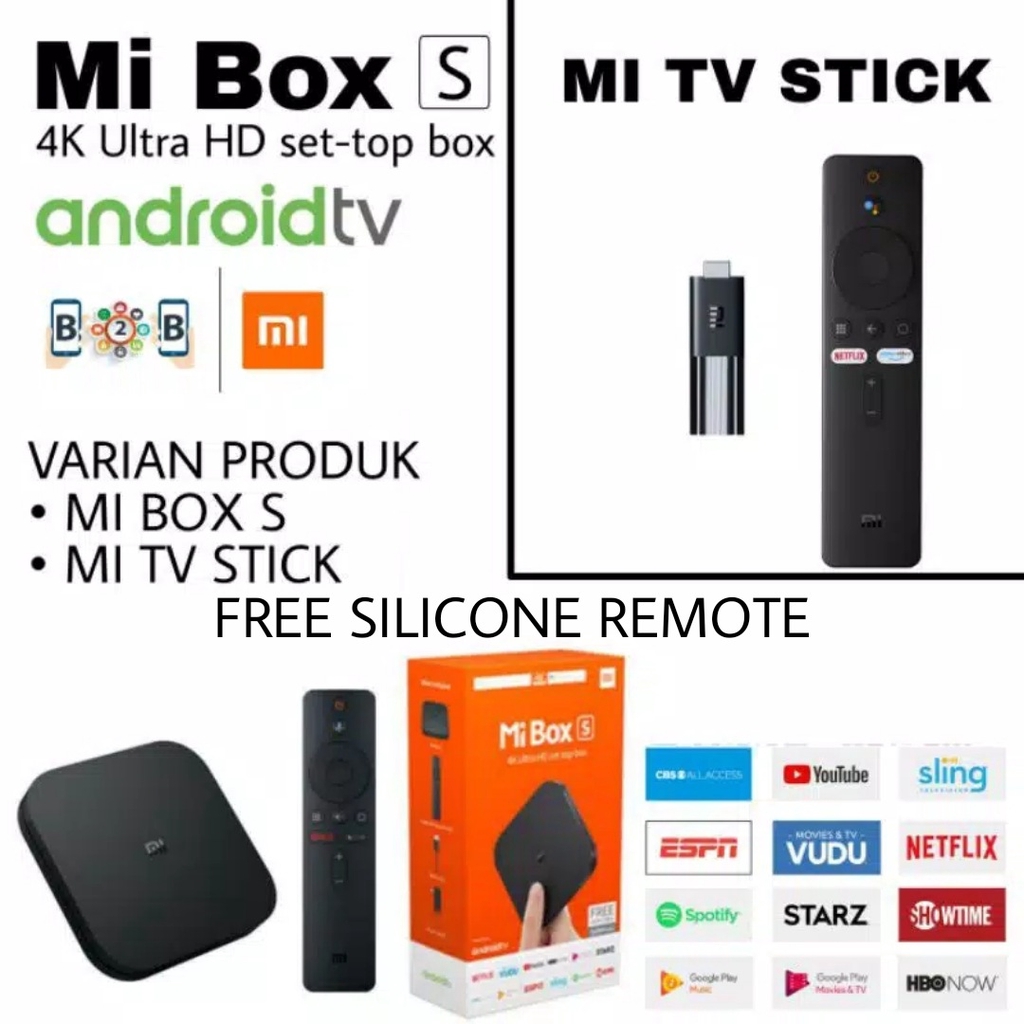 XIAOMI MI BOX S - MI TV STICK GLOBAL VERSION - MIBOX S