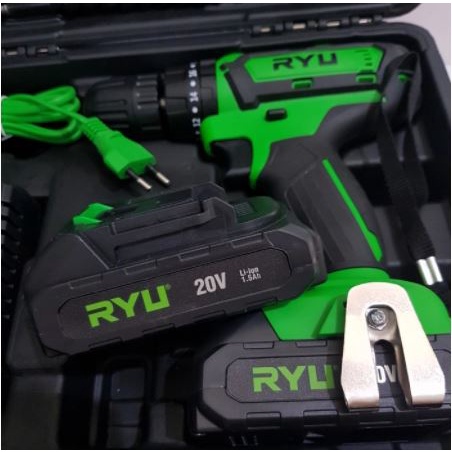 BOR TEMBOK / CORDLES IMPACT DRIL CHARGER RYU TEKIRO RCI 20V SET 24 PCS