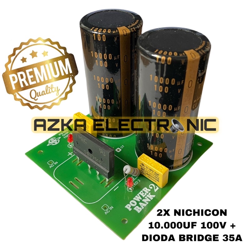 Kit Power Supply 2 x 10.000uF 100V Nichicon