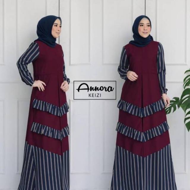 Gamis katun busui Keizi original Annora